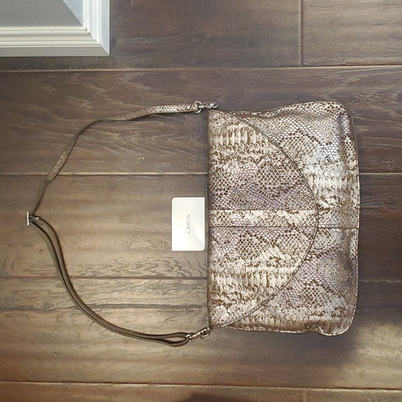 NWT LODIS snakeskin, gorgeous purse - Picture 2 of 13